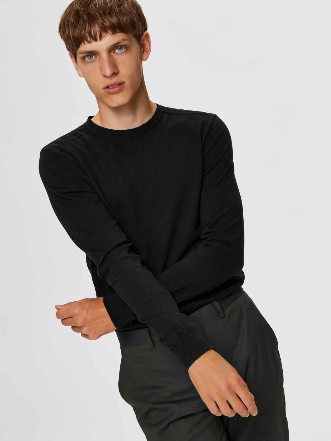SLHBERG Pullover - black